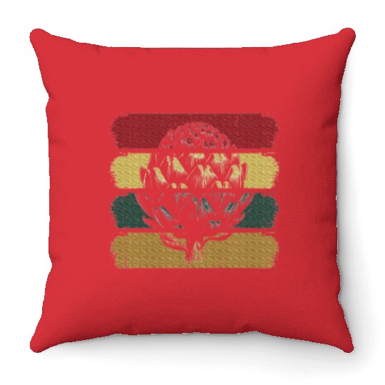 Artichoke Vegetable Lover Vegan Style Throw Pillows
