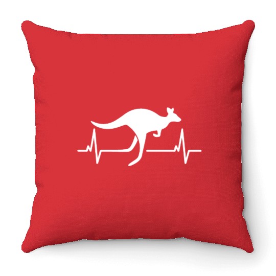 Kangaroo Throw Pillows