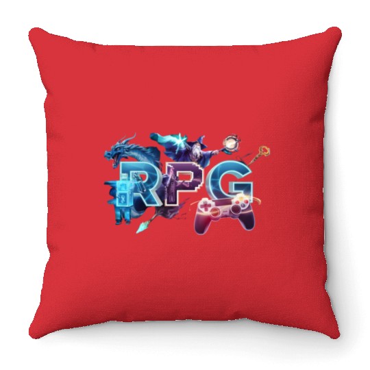 RPG Fantasy - Gaming/Merch Throw Pillows