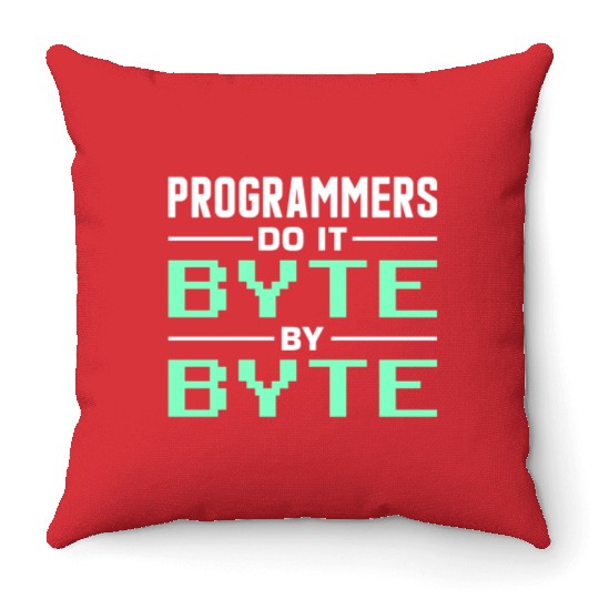 Frontend Developer Cybersecurity Software Throw Pillows