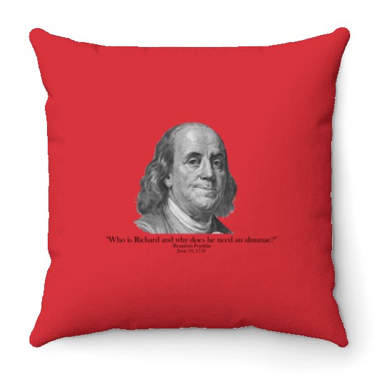 Who Is Richard AP US History Ben Franklin Apushapu Throw Pillows
