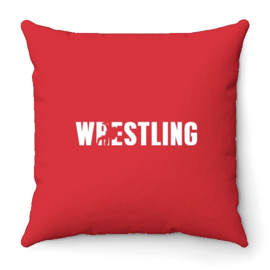 Wrestling Suplex Wrestle Grappler Throw Pillows