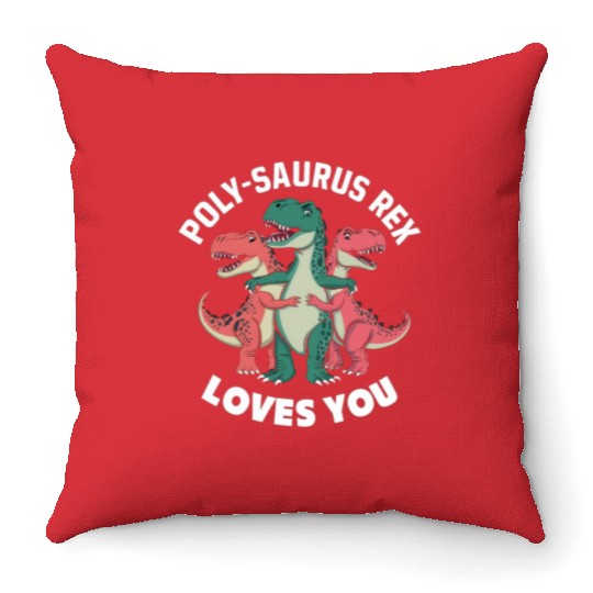 Polyamorous community Polyamorous Parenting Loving Throw Pillows