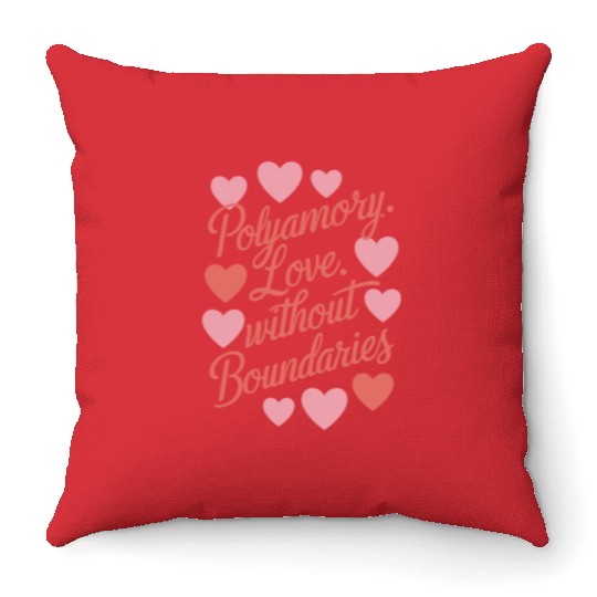 Polyamorous community Polyamorous Parenting Loving Throw Pillows