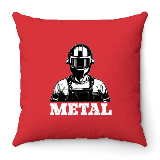 Western Welder Themed Gift Throw Pillows