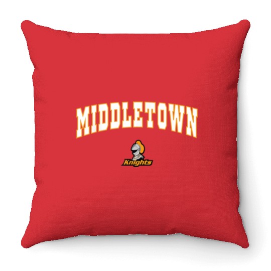 Middletown High School Knights Throw Pillows