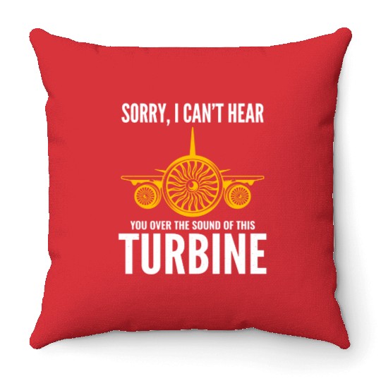 Aircraft Mechanic Aviation Maintenance Technician Throw Pillows