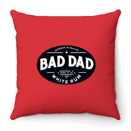 BD WHITE RUM Throw Pillows