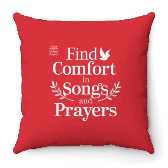 Choral music Religious singing Faith-based music Throw Pillows