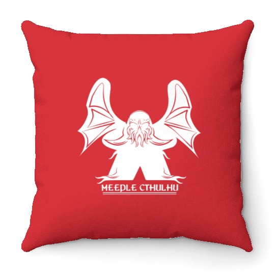 Meeple Cthulhu clothing Premium Throw Pillows