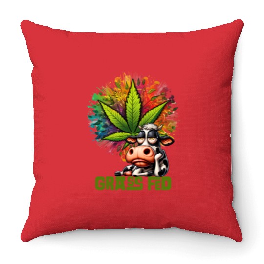 Grass Fed Color Throw Pillows