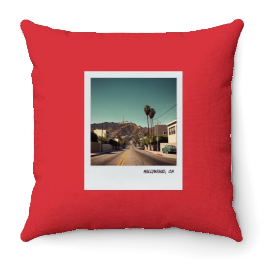 Mono Enterprises "Travels" - Hollywood ed. #2 Throw Pillows