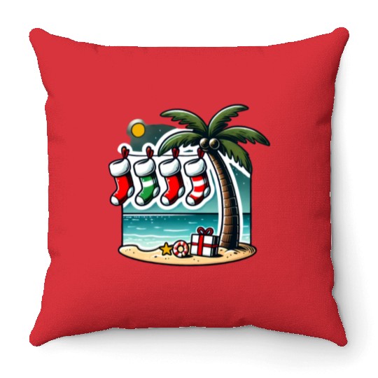 Its Christmas in July folks! Throw Pillows