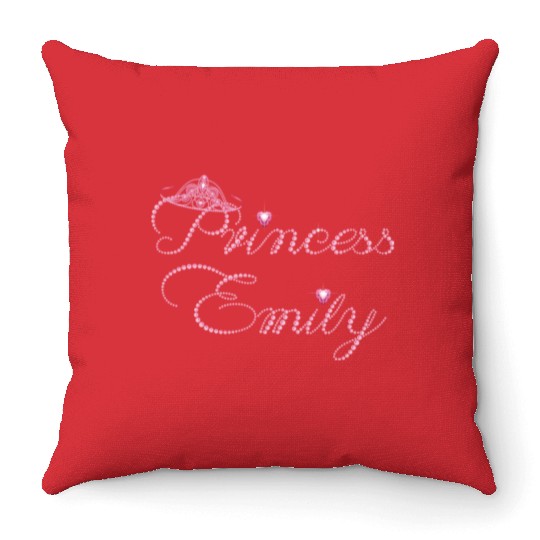 Princess Emily Throw Pillows