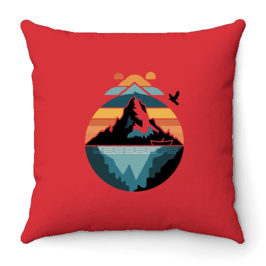 The Mountains Are Calling Classic Throw Pillows