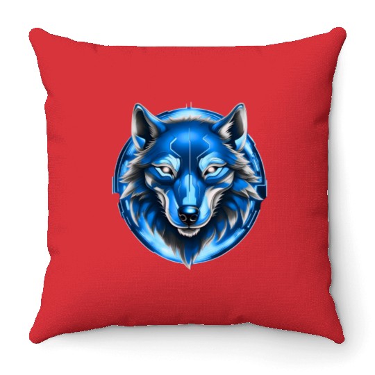 wolf Throw Pillows