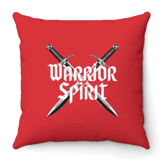 Warrior Spirit Throw Pillows