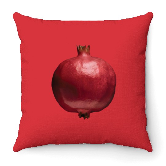 Pomegranate Realistic Throw Pillows