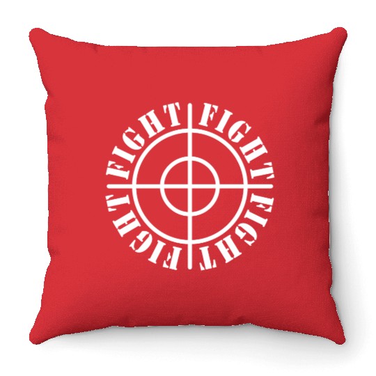 Fight Statement US Presidential Election Trump Throw Pillows