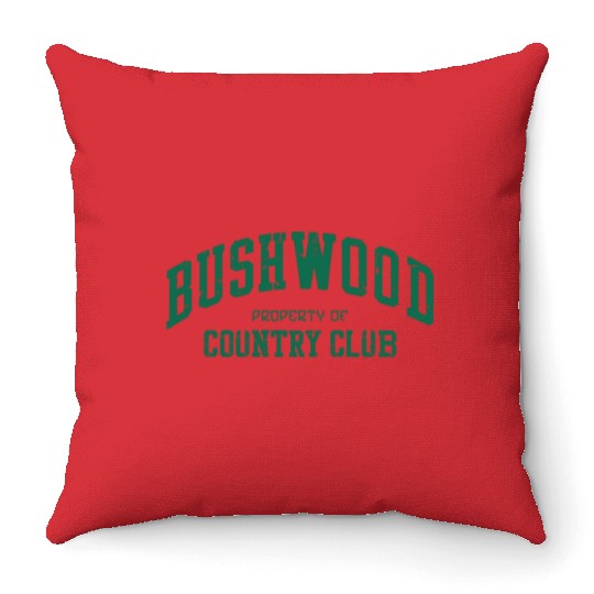 Bushwood Country Club 1980 Retro Throw Pillows