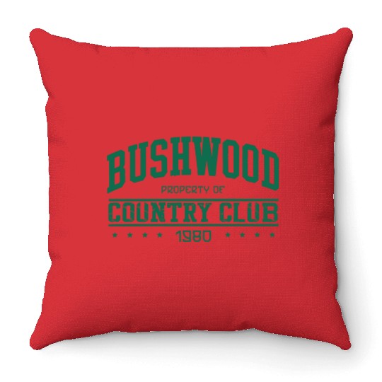 Bushwood Country Club 1980 Retro Throw Pillows