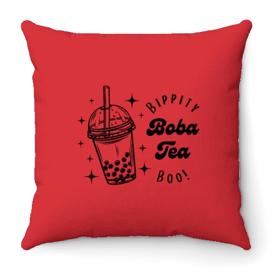 Boba Tea Lover Throw Pillows
