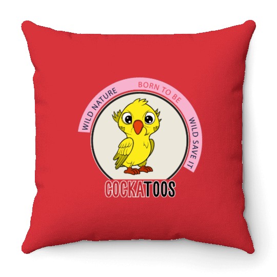 Wild Nature - Born to Be Wild Save It Throw Pillows