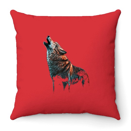 Howls Animal Print Lovers Throw Pillows