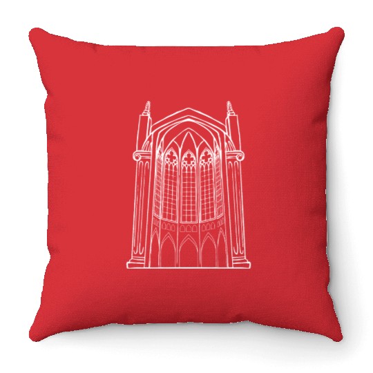 Church Gothic Gothic Architecture Throw Pillows