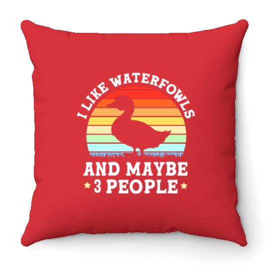 Duck Hunting Waterfowls And Maybe Three People Throw Pillows