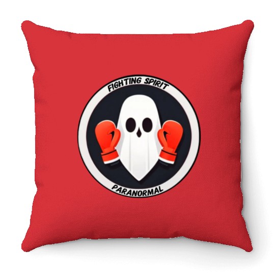 Classic Ghost Logo Throw Pillows
