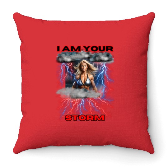 Storm , gym design . Option 3 Throw Pillows