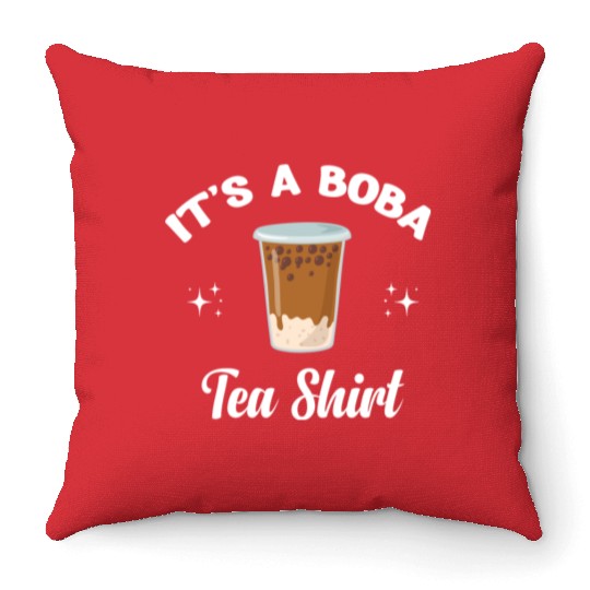 It's A Boba Tea Throw Pillows Bubble Japan K-pop Korean