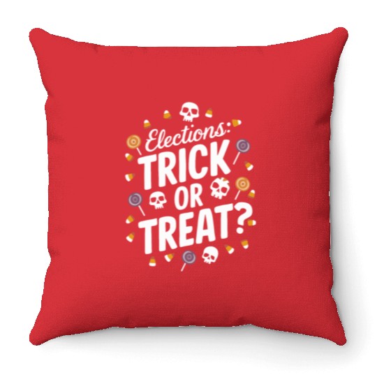 Spooky Political Satire for Halloween: Trick or Throw Pillows