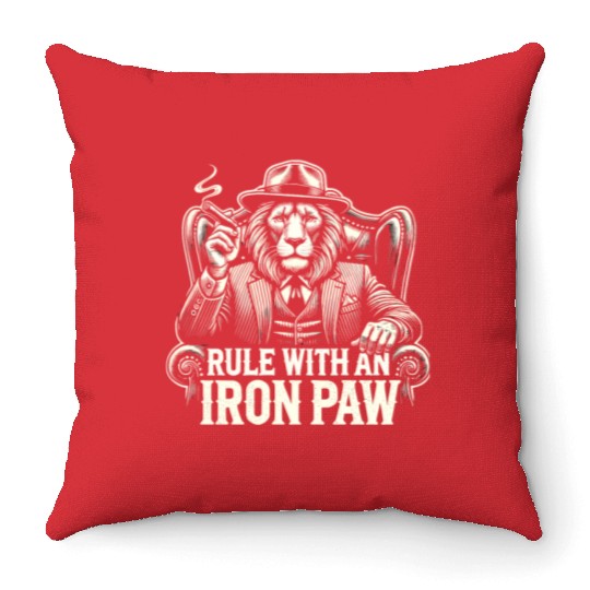 Mobster Gangster Mafia Organized Crime Boss Throw Pillows