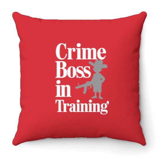 Mobster Gangster Mafia Organized Crime Boss Throw Pillows