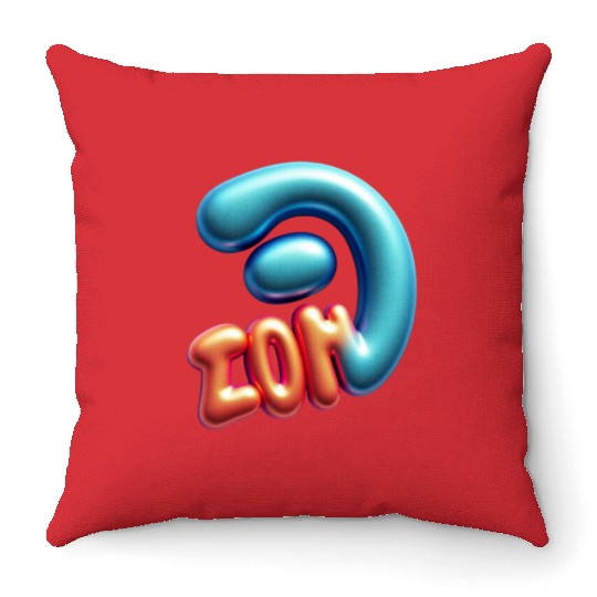 Typography Throw Pillows