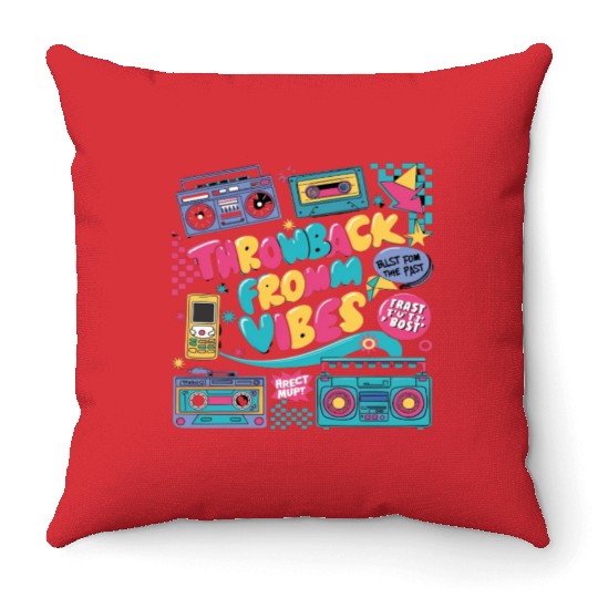 Early 90s and 2000s | Y2K fashion Throw Pillows