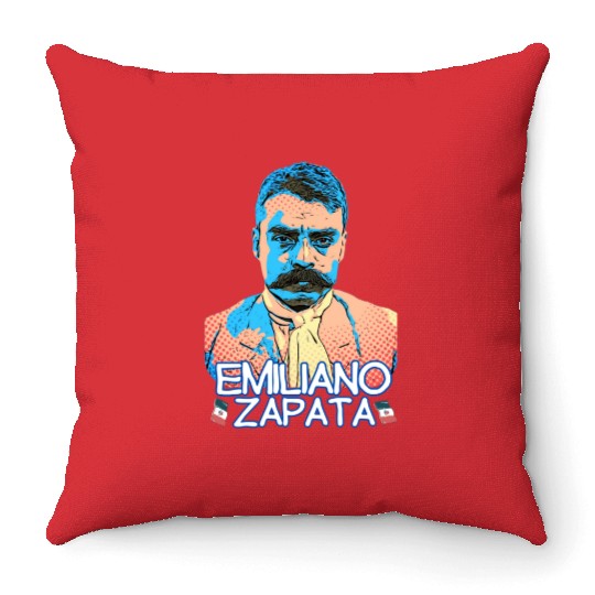 Emiliano Zapata Throw Pillows