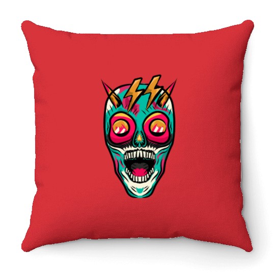 Skull-tastic Throw Pillows
