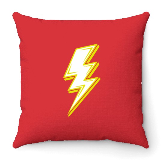 Lightning Bolt Throw Pillows