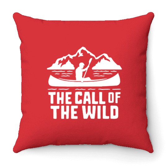 Canoe Canoeing Water sports Sport Throw Pillows