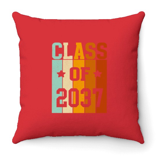 CLASS OF 2037 BACK TO SKHOOL. Throw Pillows