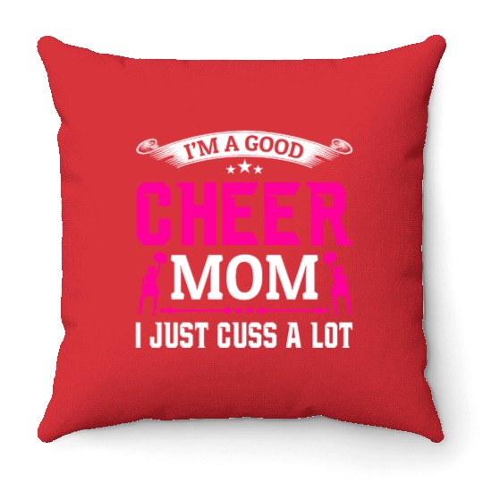 A Good Cheer Mom Cheerleading Mommy Mother's Day Throw Pillows