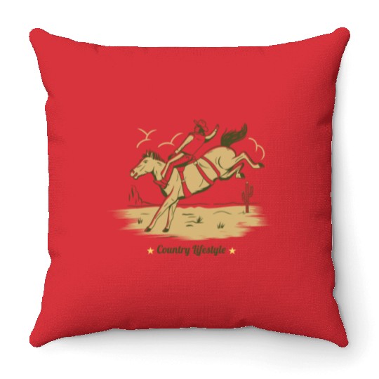 Country Style Throw Pillows