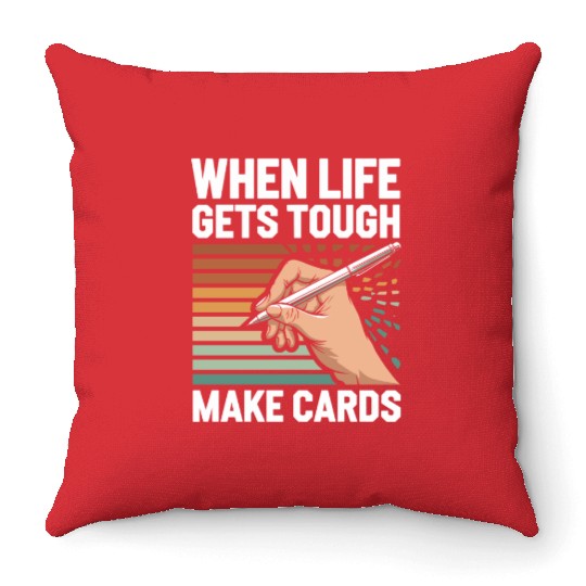 Cardmaker Scrapbooking Cardmaking Kits for Adults Throw Pillows