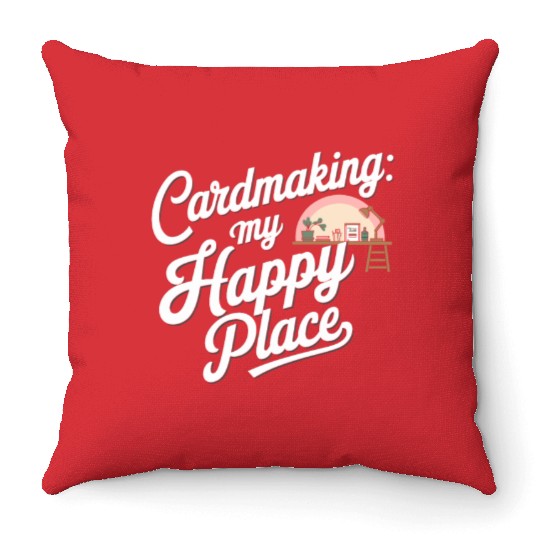 Cardmaker Scrapbooking Cardmaking Kits for Adults Throw Pillows