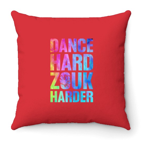 Zouk Dance Festival Design for Zouk Dancer Throw Pillows