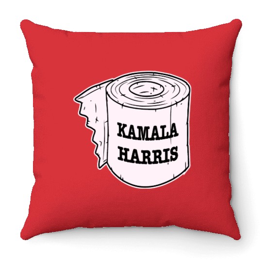 Kamala Harris Toilet Paper LIKE US ON FACEBOOK # Throw Pillows