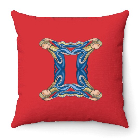 Gemini Quadruplet Unique Design Throw Pillows